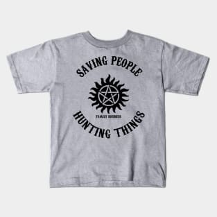 Saving People, Hunting Things Kids T-Shirt